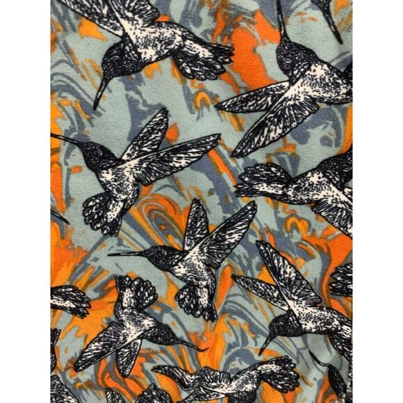 One Size LulaRoe Womens Leggings 3 Pair Assorted Hummingbird Butterfly - Picture 2 of 7